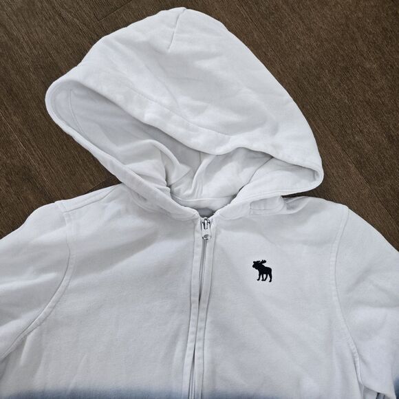 Albercombie Hoodie Sweatshirt Boys Top Size 15/16 Unisex 2 tone - Picture 3 of 9